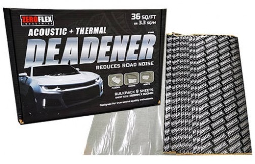 ZEROFLEX ZFD36D Sound Deadener 9 sheet bulk pack